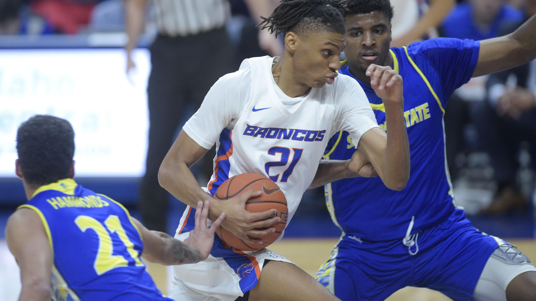 Alston's career-high 33 points leads Broncos in blowout of San Jose State